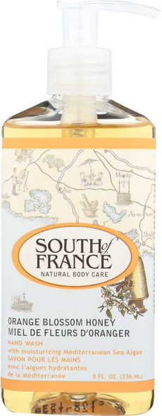 SOUTH OF FRANCE: Hand Wash Orange Blossom Honey, 8 oz New
