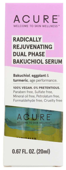 ACURE: Radically Rejuvenating Dual Phase Bakuchiol Serum, 0.67 fo New
