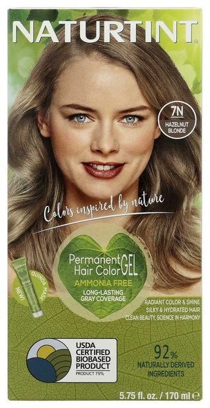 NATURTINT: Permanent Hair Color 7N Hazelnut Blonde, 5.28 oz New