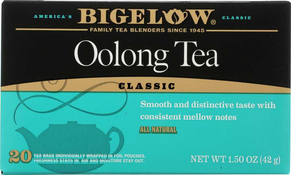 BIGELOW: Oolong Tea Classic 20 Tea Bags, 1.50 oz New