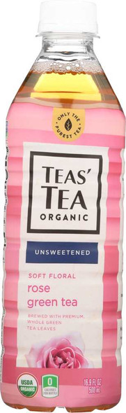 TEAS TEA: Tea Green Rose Organic, 16.9 fo New