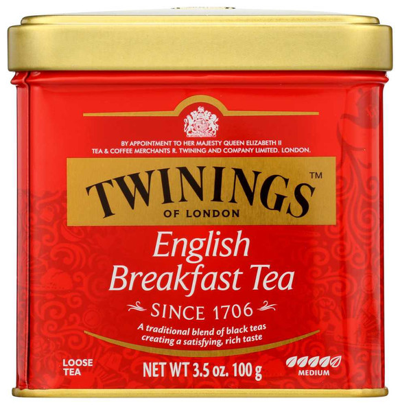 TWINING TEA: English Breakfast Loose Tea, 3.53 oz New
