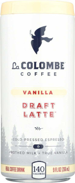 LA COLOMBE: Latte Draft Vanilla, 9 fo New