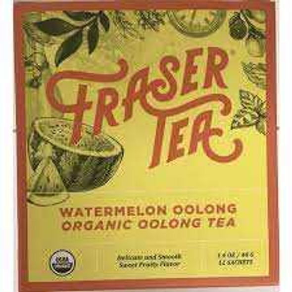 FRASER TEA: Tea Watermelon Oolong Org, 1.4 oz New