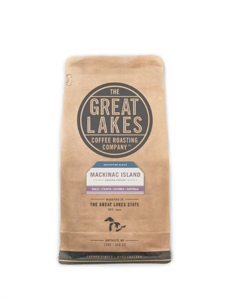 THE GREAT LAKES COFFEE ROASTING CO: Mackinac Island Whole Bean Coffee, 12 oz New