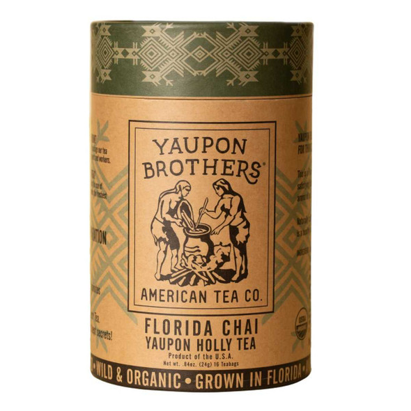 YAUPON BROTHERS AMERICAN TEA: Tea Chai Holly, 24 gm New