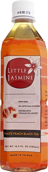 LITTLE JASMINE: Tea Rtd White Peach, 16.9 fo New