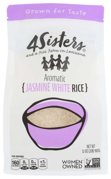 4SISTERS: Rice Long Grain Jasmine, 2 LB New