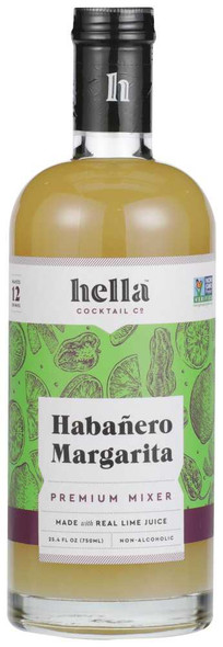 HELLA COCKTAIL: Habanero Margarita Mixer, 25.4 fo New