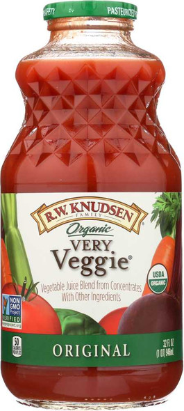R.W. KNUDSEN FAMILY: Very Veggie Organic Original, 32 oz New