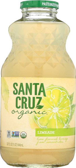 SANTA CRUZ: Organic Limeade Juice, 32 oz New