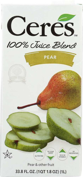 CERES: Pear Juice, 33.8 fo New