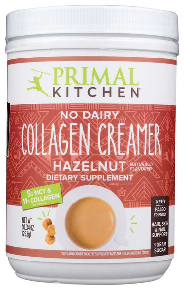 PRIMAL KITCHEN: Collagen Powder Hazelnut, 10.34 oz New