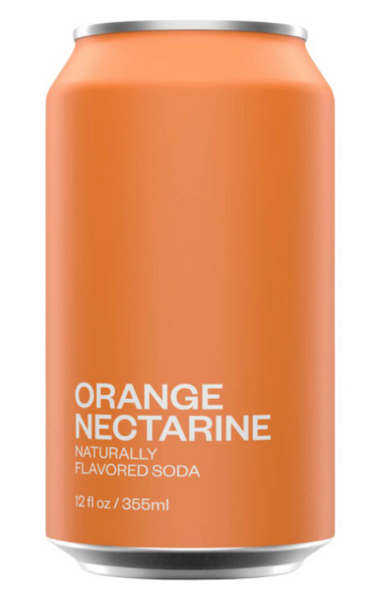 UNITED SODAS OF AMERICA: Orange Nectarine Soda, 12 fo New
