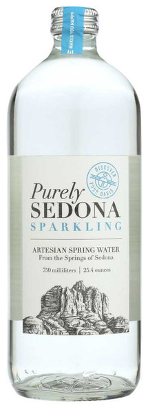 PURELY SEDONA: Sparkling Artesian Spring Water, 25.4 oz New