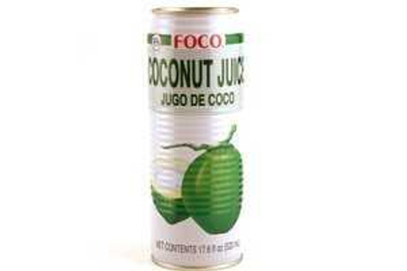 FOCO: Juice Coconut, 17.6 oz New