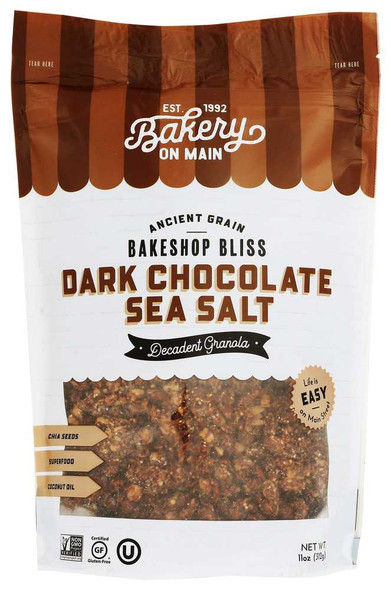 BAKERY ON MAIN: Cereal Graniola Dark Chocolate Sea Salt, 11 oz New