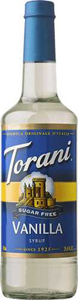 TORANI: Vanilla Syrup Sugar Free, 25.4 fo New