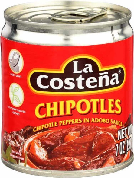 LA COSTEÑA: Chipotles Peppers in Adobo Sauce, 7 oz New