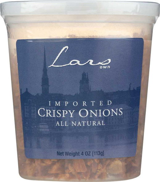 LARS OWN: All Natural Imported Crispy Onions, 4 oz New