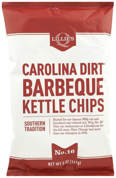 LILLIES Q: Carolina Dirt Kettle Chips, 5 oz New