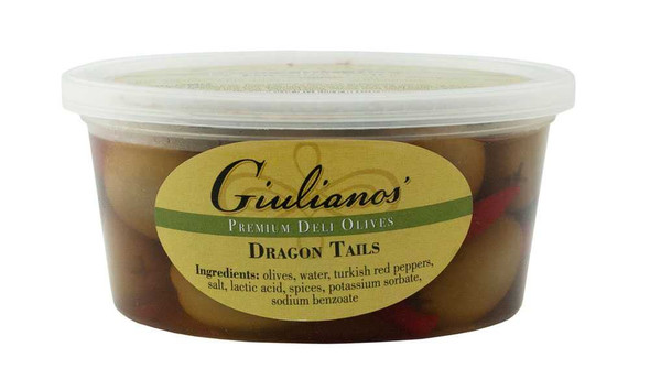 GIULIANO: Deli Olives Dragon Tails, 7 oz New