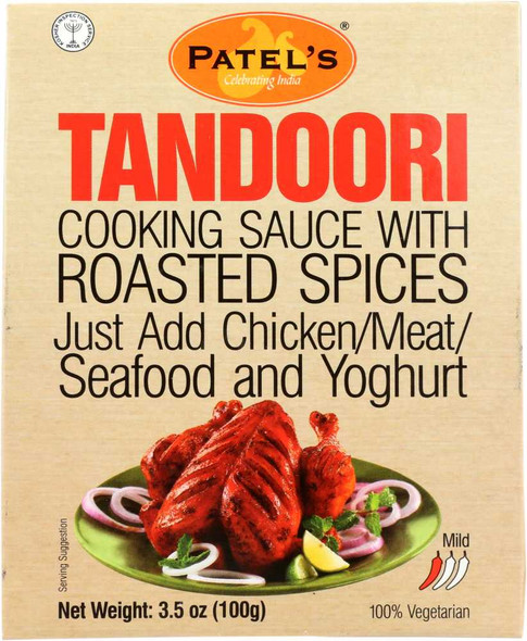 PATEL: Sauce Tandoori With Roasted Spicy, 3.53 oz New