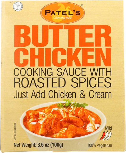 PATEL: Sauce Butter Chicken Whith Roasted Spice, 3.53 oz New