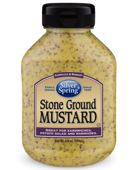 SILVER SPRINGS: Mustard Stone Ground, 9.5 oz New