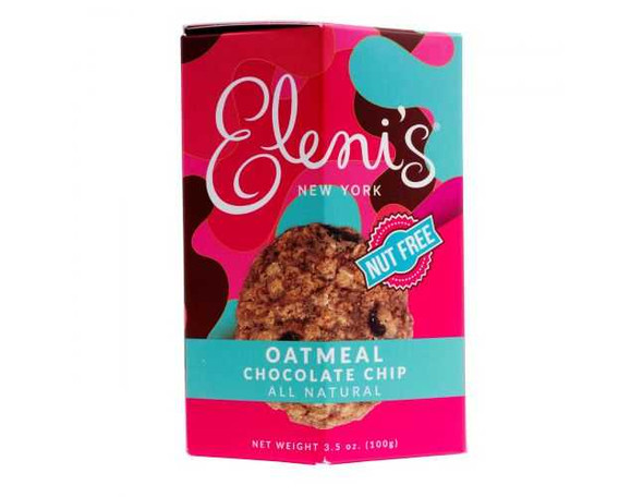 ELENI'S COOKIES: Oatmeal Chcolte Chip Box, 3.5 oz New