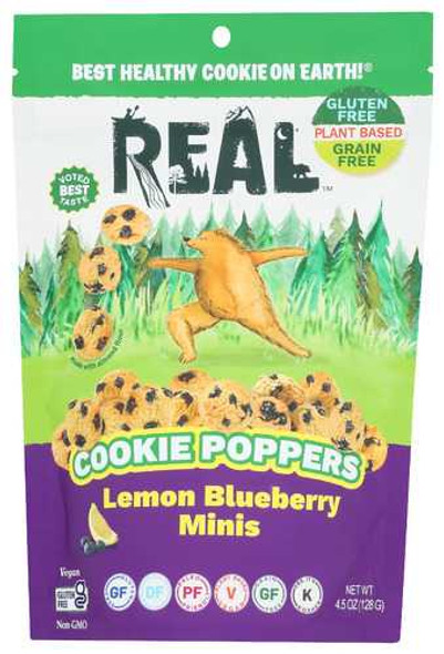 REAL COOKIES: Cookie Poprs Lmn Blubrry, 4.5 oz New