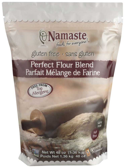 NAMASTE FOODS: Perfect Flour Blend Gluten Free, 48 oz New