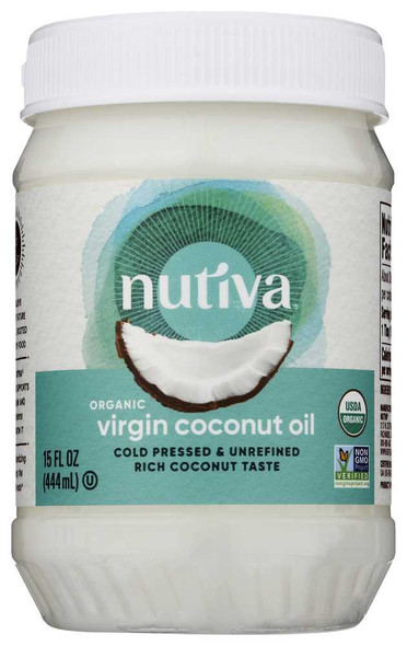 NUTIVA: Organic Virgin Coconut Oil, 15 oz New