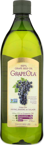 GRAPEOLA: Grape Seed Oil, 33.8 oz New