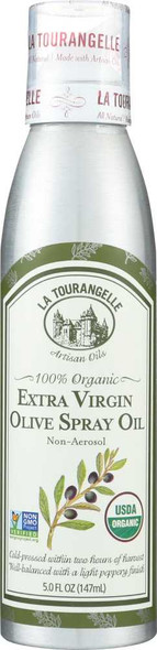 LA TOURANGELLE: Organic Extra Virgin Olive Oil, 147 ml New