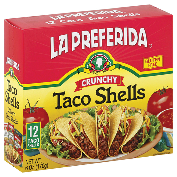 LA PREFERIDA: Taco Shell, 12 pc New