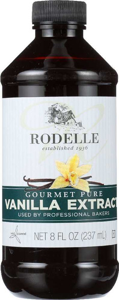 RODELLE: Gourmet Vanilla Extract, 8 Oz New