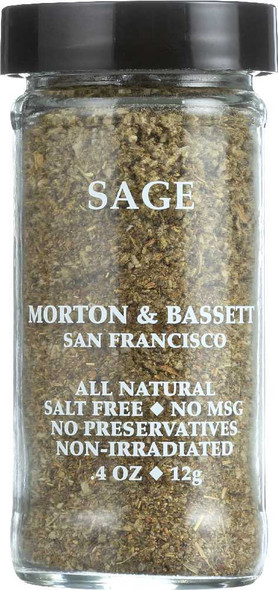 MORTON & BASSETT: Spices Sage, 0.4 oz New