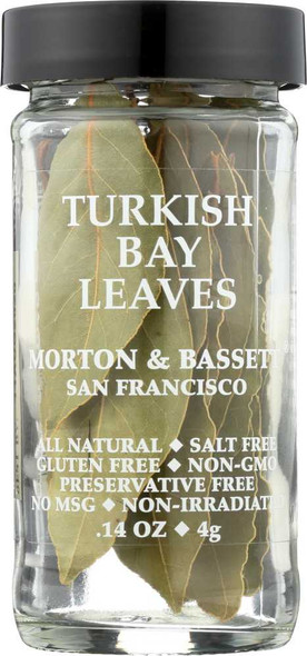 MORTON & BASSETT: Bay Leaves Turkish, 0.1 oz New