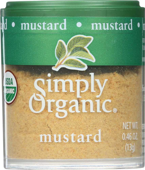 SIMPLY ORGANIC: Mini Mustard Seed Ground Organic, .46 oz New
