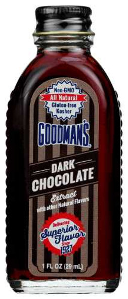 GOODMANS: Dark Chocolate Extract, 1 fo New