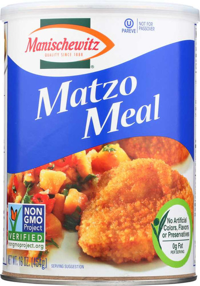 MANISCHEWITZ: Matzo Meal Daily Canister, 16 oz New