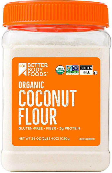 BETTERBODY: Flour Coconut Org, 2.25 lb New