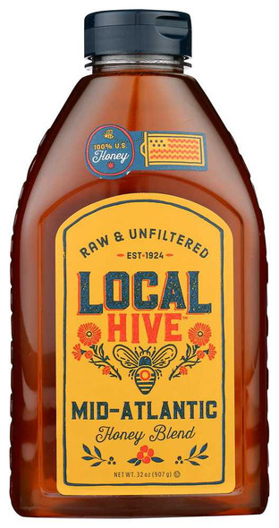 LOCAL HIVE: Honey Mid Atlantic Blend, 32 oz New