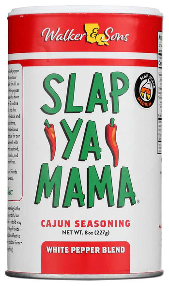 SLAP YA MAMA: Cajun Seasoning White Pepper Blend, 8 oz New