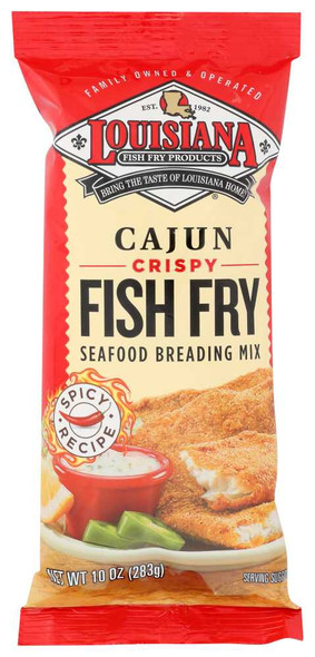 LOUISIANA FISH FRY: Cajun Crispy Fish Fry, 10 oz New