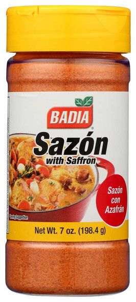 BADIA: Sazon with Saffron, 7 oz New