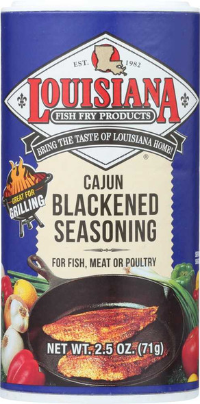 LOUISIANA FISH FRY: Cajun Blackened Seasoning, 2.5 oz New