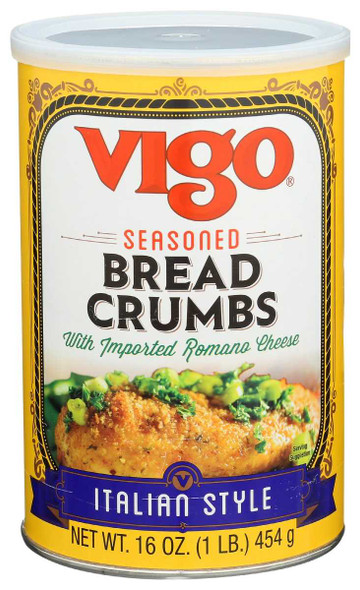 VIGO: Seasoned Italian Style Bread Crumbs, 16 oz New