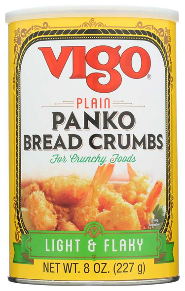 VIGO: Plain Panko Bread Crumbs, 8 oz New